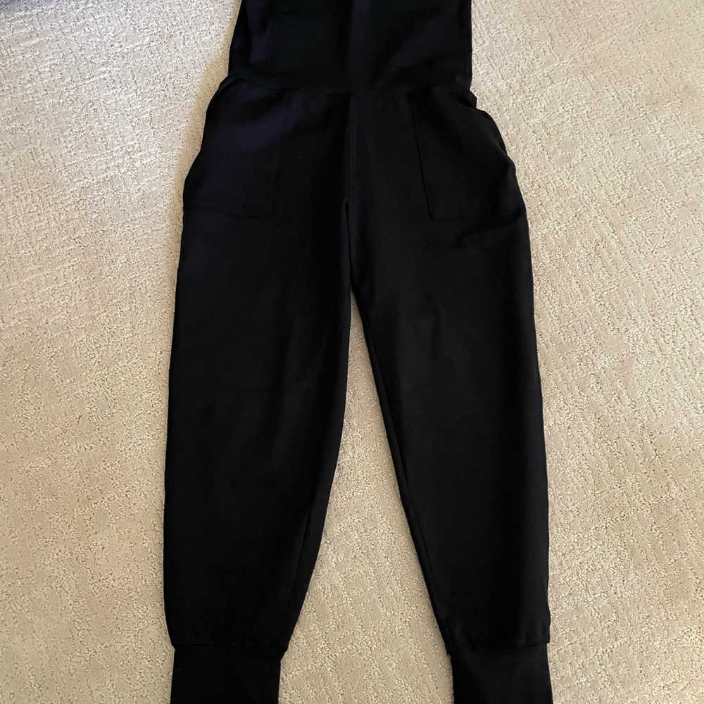 Aerie Black Women's foldover joggers